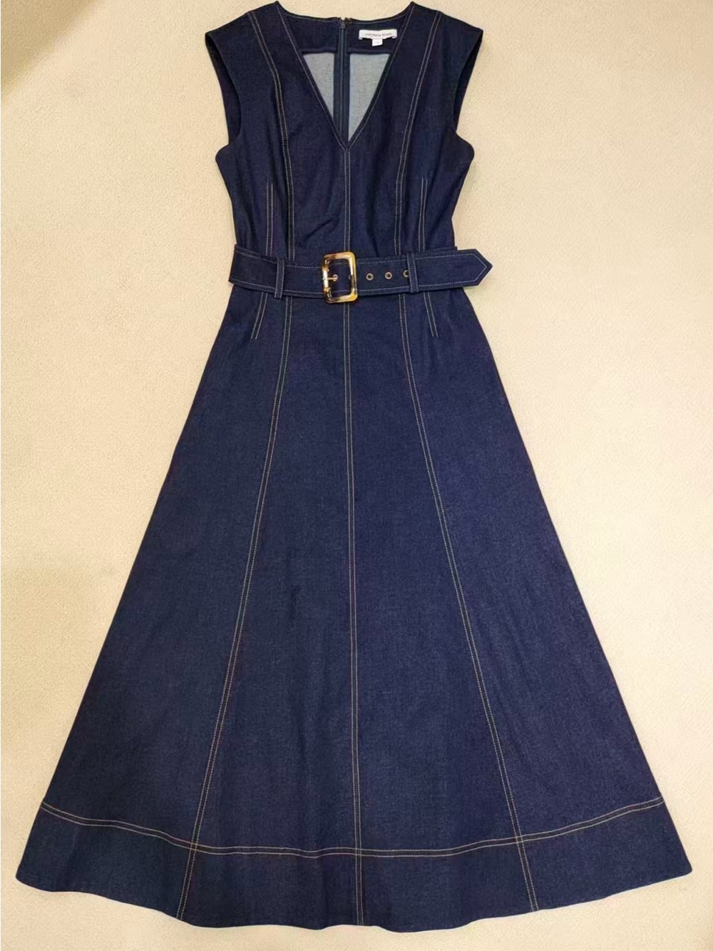 NWOT Veronica Beard Cosette Dress in Midnight Wash, Size US 0/2/4/6/8/10 - Picture 15 of 16